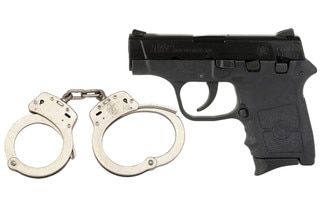 Smith and Wesson Bodyguard subcompact pistol.